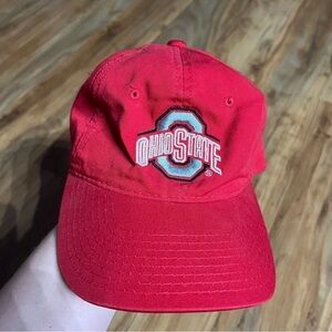 Ohio State Buckeyes‎ Hat Cap Strap Back Mens NCAA College Signatures Red